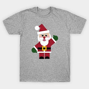 Christmas Felt Santa T-Shirt